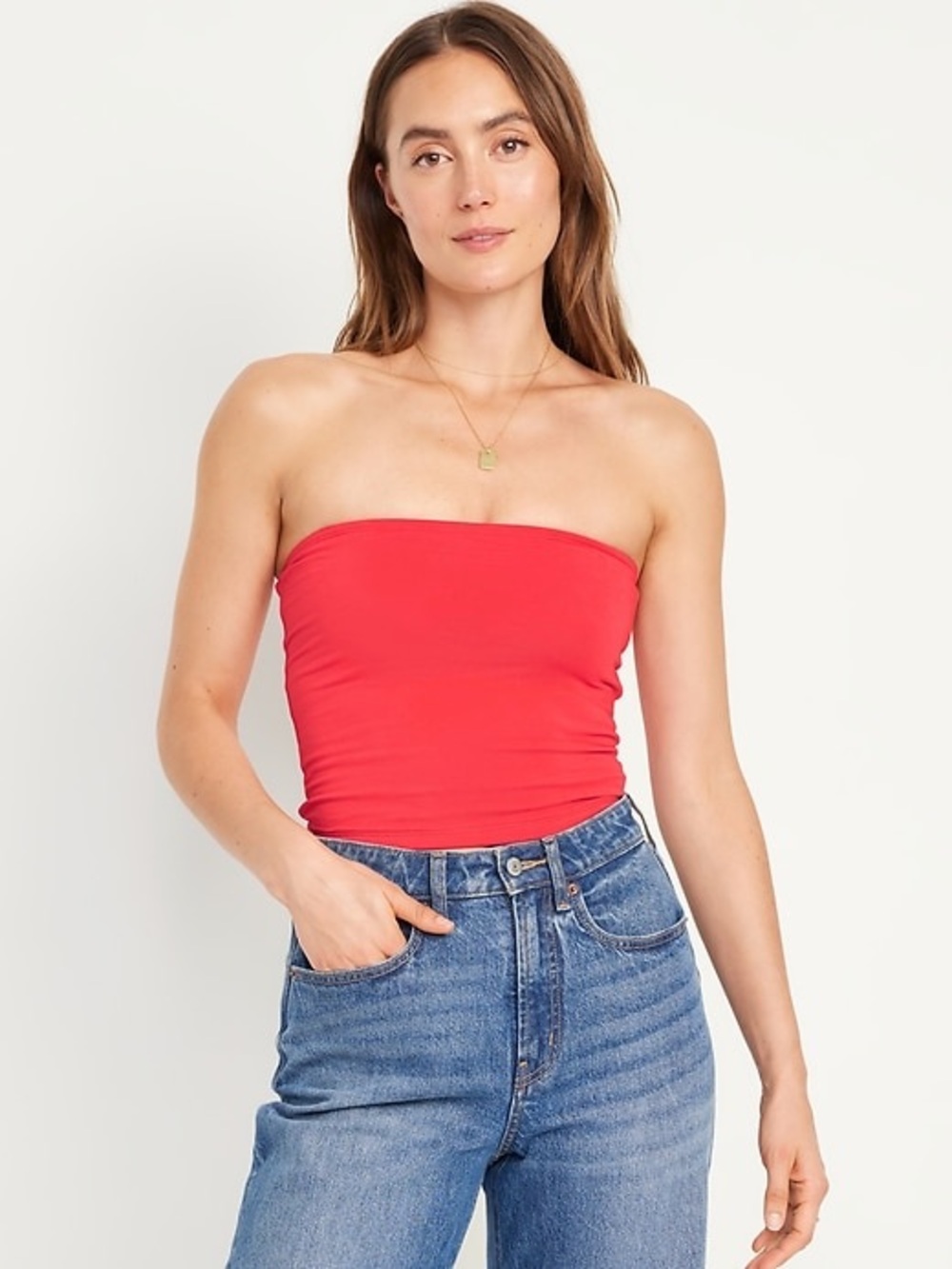 Old Navy Red Strapless Tube Camisole - Women